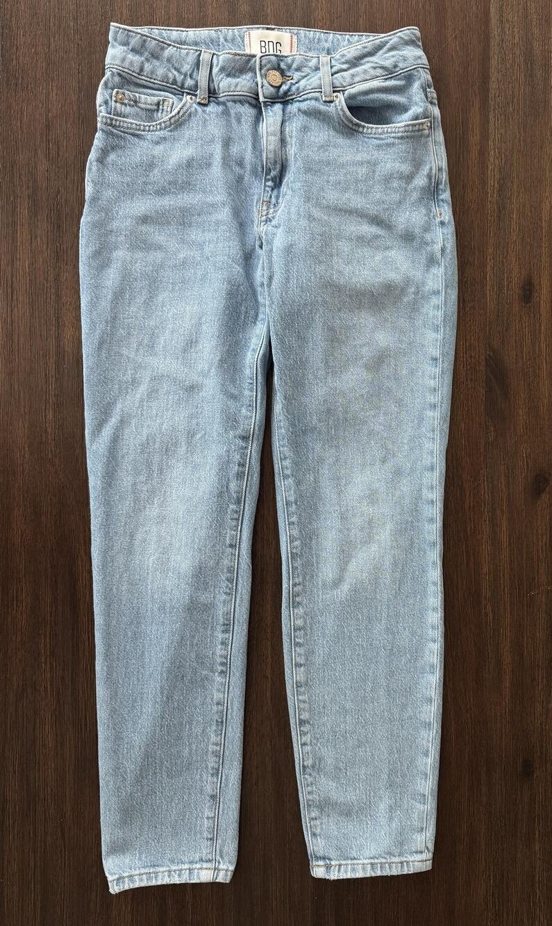 BDG Mid Rise Skinny Jeans Womens 25 Light Blue Stretch Denim Classic Fit